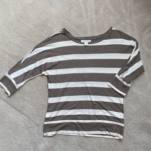 Striped dolman sleeve boatneck XS 4-6